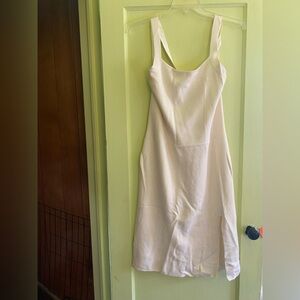 Abercrombie & Fitch Soft Knit Stretch Midi Body-con Dress w/ Cross Straps & Slit